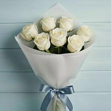 7 Белых роз Эдлесс Лав в Ак-Довураке Букет 7 Белых роз Эдлесс Лав в Ак-Довураке