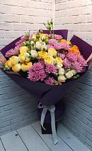 Букет цветов из:  Хризантемы и Розы #REPLACE_PRED# Ак-Довураке
