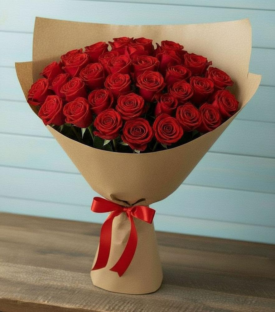 Букет Красные розы Милано в Ак-Довураке