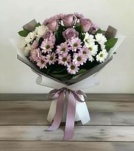Букет цветов из:  Хризантемы и Розы в Ак-Довураке