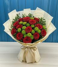 Букет цветов из:  Розы и Хризантемы в Ак-Довураке